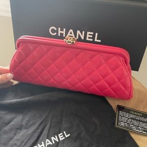 Chanel “kiss lock” clutch